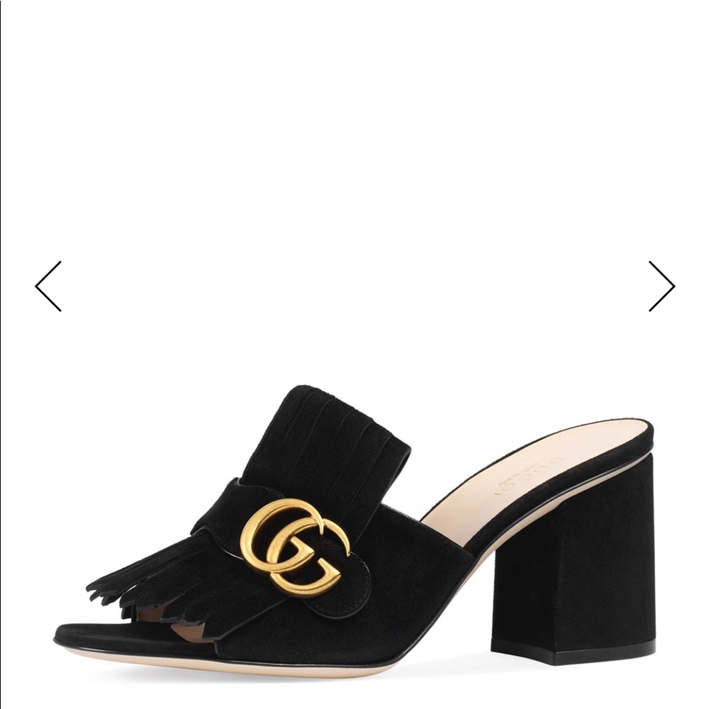 Gucci Marmont Kiltie Mule